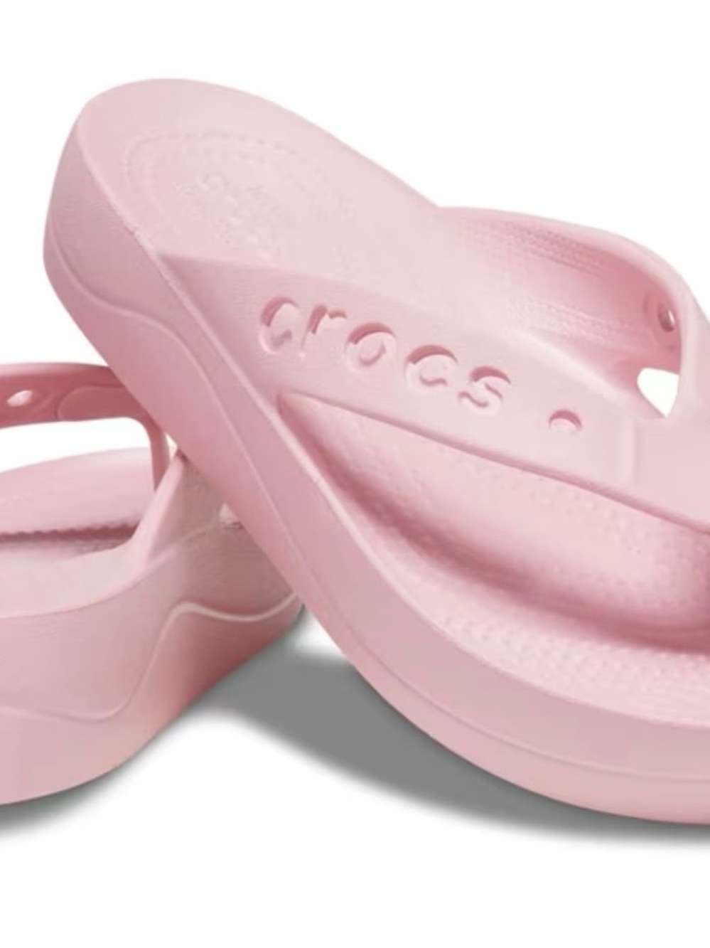 CROCS Women's Baya Flip Flop Platform Sandals